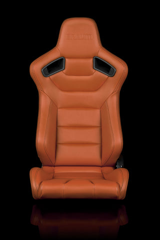 ELITE SERIES RACING SEATS - (BRITISH TAN) – PAIR