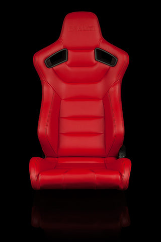 ELITE SERIES RACING SEATS - (RED) – PAIR