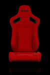 ELITE SERIES RACING SEATS - (RED CLOTH) – PAIR