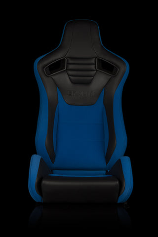 ELITE-S Racing Sport Seats - Black & Blue