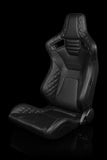 ELITE-X SERIES RACING SEATS - ( DIAMOND ED. | GREY STITCHING ) – PAIR