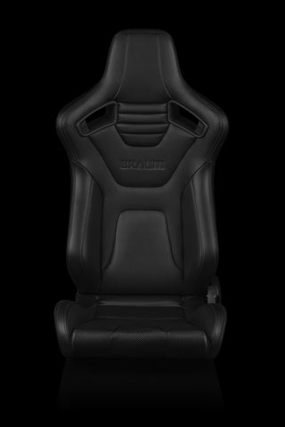 ELITE-X SERIES RACING SEATS - (BLACK STITCHING) – PAIR