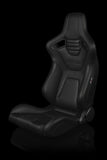 ELITE-X SERIES RACING SEATS - (BLACK STITCHING) – PAIR