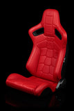 ELITE-X SERIES RACING SEATS - (RED KOMODO EDITION) – PAIR