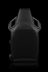 ALPHA-X SERIES RACING SEATS - (RED STITCHING | LOW BASE VERSION) – PAIR