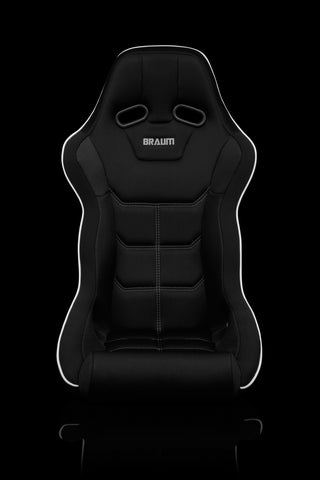 FALCON X SERIES - (BLACK WITH WHITE PIPING)