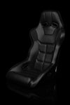 FALCON X SERIES - (BLACK LEATHERETTE)