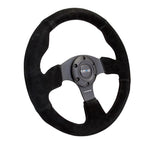 NRG Innovations Racing Steering Wheel Suede - Black