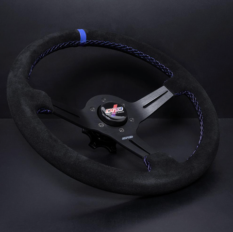 Alcantara Race Wheel 50MM - Blue