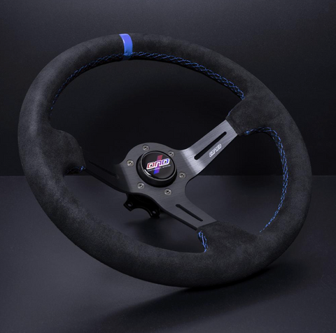 Alcantara Race Wheel 75MM - Blue