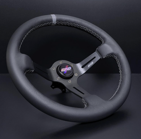 Leather Race Wheel - Gray